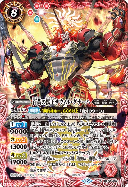 画像1: 百芸の獣王サウィル・ダナーハ【X】 (1)