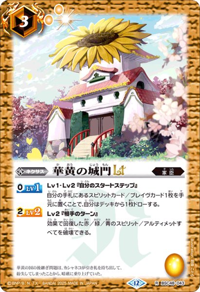 画像1: 華黄の城門Lt【R】 (1)
